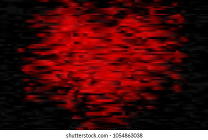 Dark Red vector cover with long lines. Glitter abstract illustration with colored sticks. Best design for your ad, poster, banner.