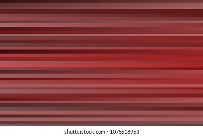 Dark Red vector cover with long lines. Shining colored illustration with narrow lines. The pattern can be used for busines ad, booklets, leaflets