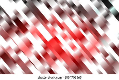 Dark Red vector cover with long lines. Modern geometrical abstract illustration with staves. Best design for your ad, poster, banner.