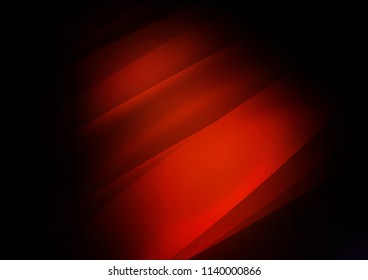 Dark Red vector cover with long lines. Lines on blurred abstract background with gradient. The pattern can be used for websites.