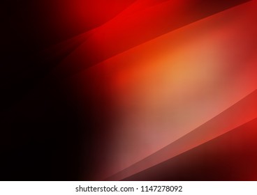 Dark Red vector cover with long lines. Decorative shining illustration with lines on abstract template. The pattern can be used as ads, poster, banner for commercial.