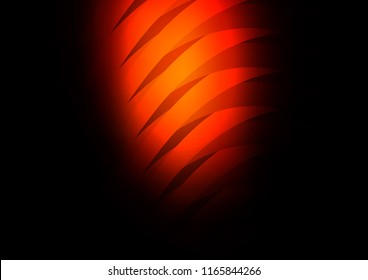Dark Red vector cover with long lines. Lines on blurred abstract background with gradient. The pattern can be used as ads, poster, banner for commercial.