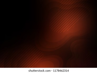 Dark Red vector cover with long lines. Glitter abstract illustration with colored sticks. Best design for your ad, poster, banner.