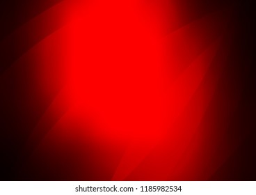 Dark Red vector cover with long lines. Shining colored illustration with narrow lines. Smart design for your business advert.