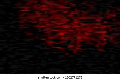 Dark Red vector cover with long lines. Lines on blurred abstract background with gradient. The template can be used as a background.