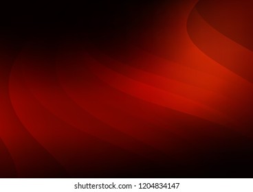 Dark Red vector cover with long lines. Shining colored illustration with narrow lines. The template can be used as a background.