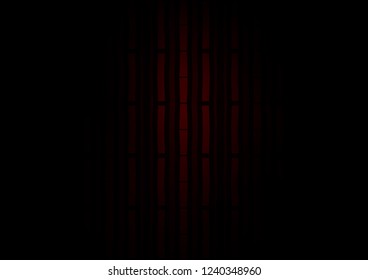 Dark Red vector cover with long lines. Decorative shining illustration with lines on abstract template. The template can be used as a background.