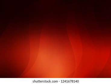 Dark Red vector cover with long lines. Glitter abstract illustration with colored sticks. The pattern can be used for websites.