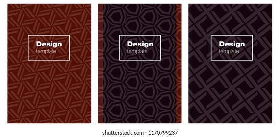 Dark Red vector cover for notebooks. Modern abstract design concept with colorful gradient. Pattern for business books, journals.