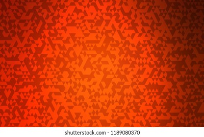 Dark Red vector cover in polygonal style. Glitter abstract illustration with triangular shapes. Pattern for commercials.
