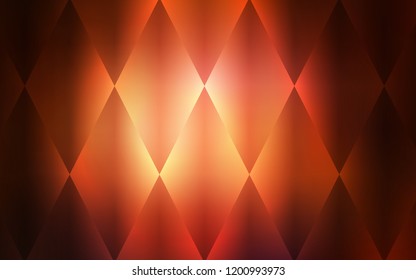 Dark Red vector cover in polygonal style. Modern abstract illustration with colorful rectangles. Pattern for busines ad, booklets, leaflets