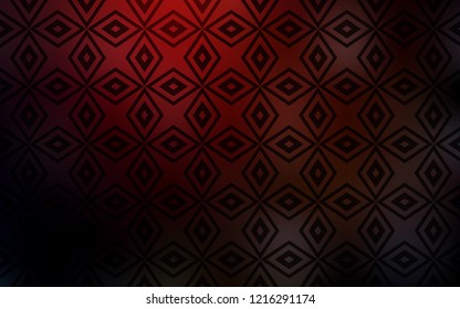 Dark Red vector cover in polygonal style. Glitter abstract illustration with rectangular shapes. Pattern for busines ad, booklets, leaflets