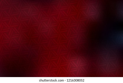 Dark Red vector cover with polygonal style. Glitter abstract illustration with triangular shapes. Best design for your ad, poster, banner.