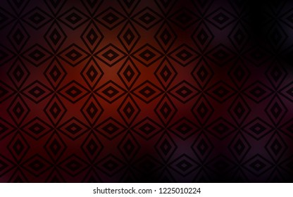 Dark Red vector cover in polygonal style. Glitter abstract illustration with rectangular shapes. Pattern for commercials.