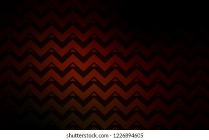 Dark Red vector cover with polygonal style. Triangles on abstract background with colorful gradient. Best design for poster, banner.