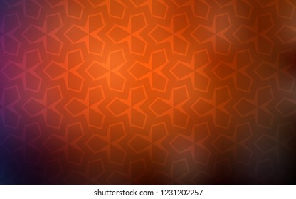 Dark Red vector cover in polygonal style. Decorative design in abstract style with rectangles. The template can be used as a background.