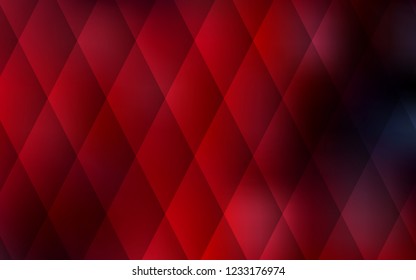 Dark Red vector cover in polygonal style. Rectangles on abstract background with colorful gradient. The template can be used as a background.