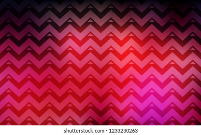 Dark Red vector cover with polygonal style. Modern abstract illustration with colorful triangles. Best design for poster, banner.