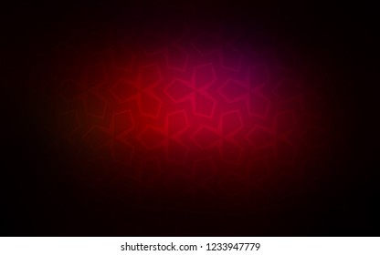 Dark Red vector cover in polygonal style. Rectangles on abstract background with colorful gradient. Smart design for your business advert.