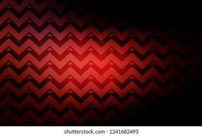 Dark Red vector cover with polygonal style. Beautiful illustration with triangles in nature style. Pattern for commercials.