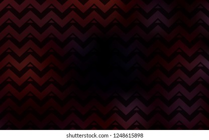 Dark Red vector cover with polygonal style. Decorative design in abstract style with triangles. Modern template for landing page.