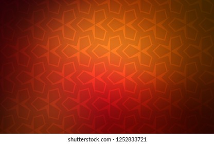 Dark Red vector cover in polygonal style. Illustration with set of colorful rectangles. Pattern can be used for websites.