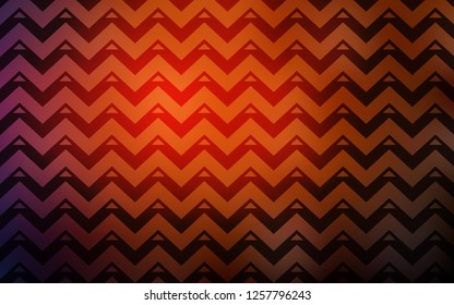Dark Red vector cover with polygonal style. Glitter abstract illustration with triangular shapes. Pattern for commercials.