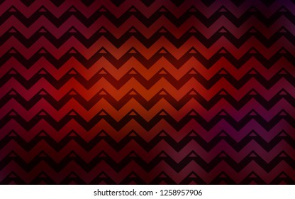 Dark Red vector cover with polygonal style. Beautiful illustration with triangles in nature style. Smart design for your adverts.