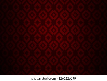Dark Red vector cover in polygonal style. Glitter abstract illustration with rectangular shapes. Pattern for busines ad, booklets, leaflets