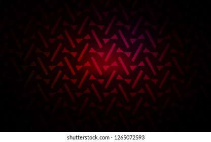 Dark Red vector cover with polygonal style. Triangles on abstract background with colorful gradient. Pattern for booklets, leaflets