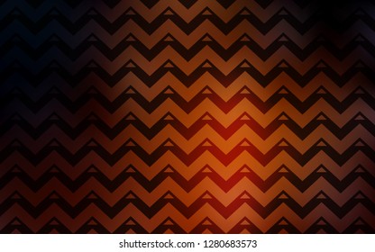 Dark Red vector cover with polygonal style. Illustration with set of colorful triangles, lines. Pattern for booklets, leaflets
