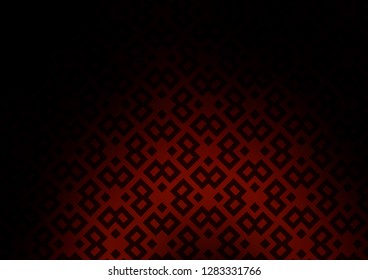 Dark Red vector cover in polygonal style. Abstract gradient illustration with rectangles. Pattern for commercials.