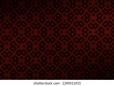 Dark Red vector cover in polygonal style. Abstract gradient illustration with rectangles. Pattern for commercials.