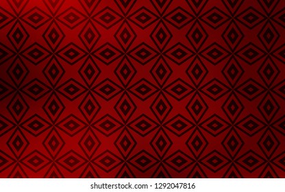 Dark Red vector cover in polygonal style. Glitter abstract illustration with rectangular shapes. Pattern for busines ad, booklets, leaflets