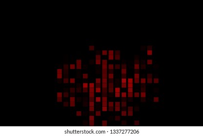 Dark Red vector cover in polygonal style. Beautiful illustration with rectangles and squares. Pattern for busines ad, booklets, leaflets