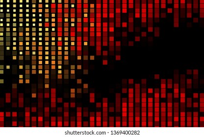 Dark Red vector cover in polygonal style. Abstract gradient illustration with rectangles. Modern template for your landing page.