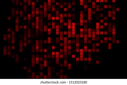 Dark Red vector cover in polygonal style. Abstract gradient illustration with rectangles. Modern template for your landing page.