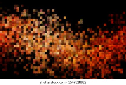 Dark Red vector cover in polygonal style. Abstract gradient illustration with rectangles. Modern template for your landing page.