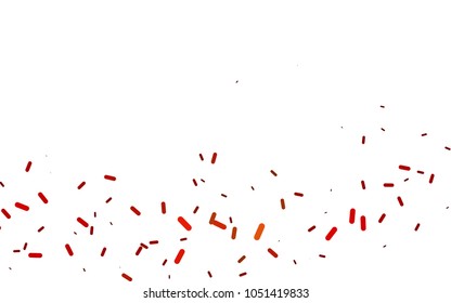 Dark Red vector cover with rounded stripes. Blurred decorative design in simple style with lines. The pattern can be used for medical ad, booklets, leaflets