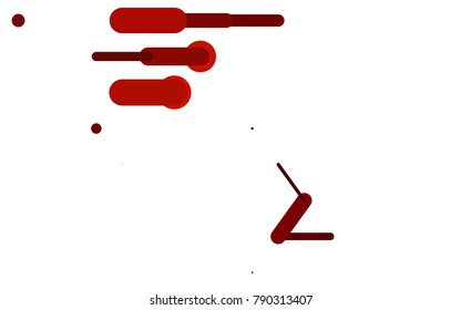Dark Red vector cover with rounded stripes. Shining colored illustration with rounded stripes. The pattern can be used for websites.
