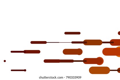 Dark Red vector cover with rounded stripes. Blurred decorative design in simple style with lines. The pattern can be used for medical ad, booklets, leaflets