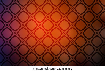 Dark Red vector cover with small and big stars. Glitter abstract illustration with colored stars. Smart design for your business advert.