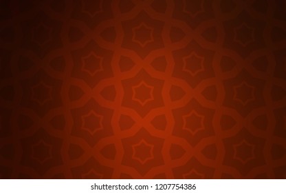 Dark Red vector cover with small and big stars. Blurred decorative design in simple style with stars. Pattern for websites, landing pages.