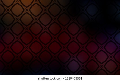 Dark Red vector cover with small and big stars. Stars on blurred abstract background with gradient. Template for sell phone backgrounds.