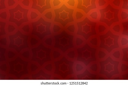 Dark Red vector cover with small and big stars. Modern geometrical abstract illustration with stars. Best design for your ad, poster, banner.