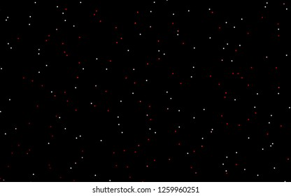Dark Red vector cover with small and big stars. Stars on blurred abstract background with gradient. The pattern can be used for wrapping gifts.
