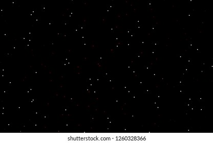 Dark Red vector cover with small and big stars. Decorative shining illustration with stars on abstract template. The pattern can be used for wrapping gifts.