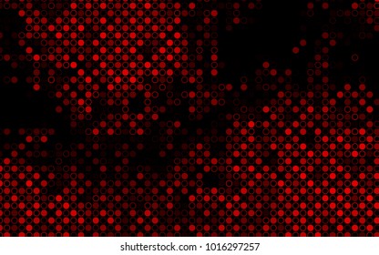 Dark Red vector  cover with spots. Modern abstract illustration with colorful water drops. The pattern can be used for beautiful websites.