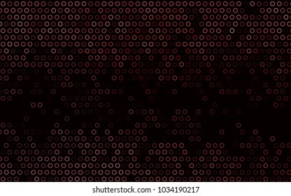Dark Red vector  cover with spots. Modern abstract illustration with colorful water drops. Beautiful design for your business natural advert.