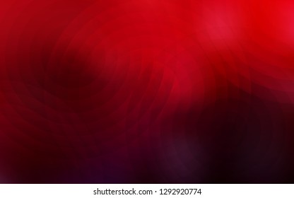 Dark Red vector cover with spots. Blurred decorative design in abstract style with bubbles. Pattern can be used for futuristic ad, booklets.